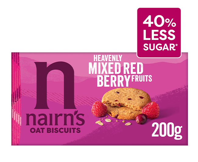 Mixed Berries Oat Biscuits >>