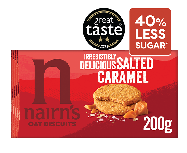 Salted Caramel Oat Biscuits >>