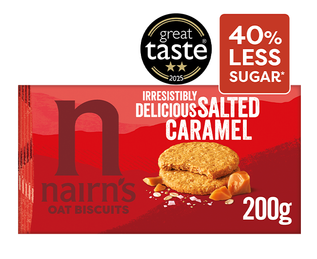 Salted Caramel Oat Biscuits >>