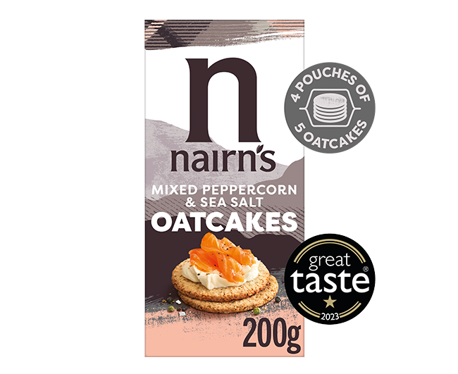 Mixed Peppercorn & Sea Salt Oatcakes >>