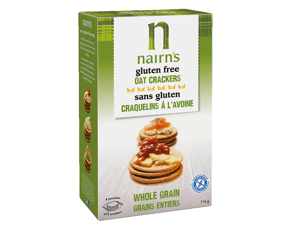gluten free oat crackers