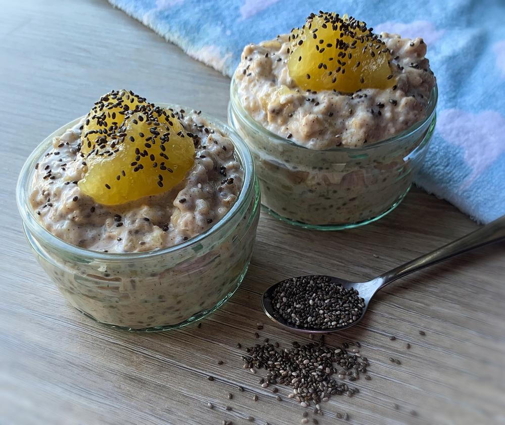 Stewed Apple Cinnamon Overnight Oats Nairns Oatcakes