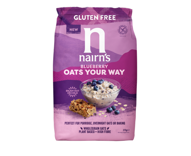 Blueberry Porridge | Oats Your Way | Nairn's