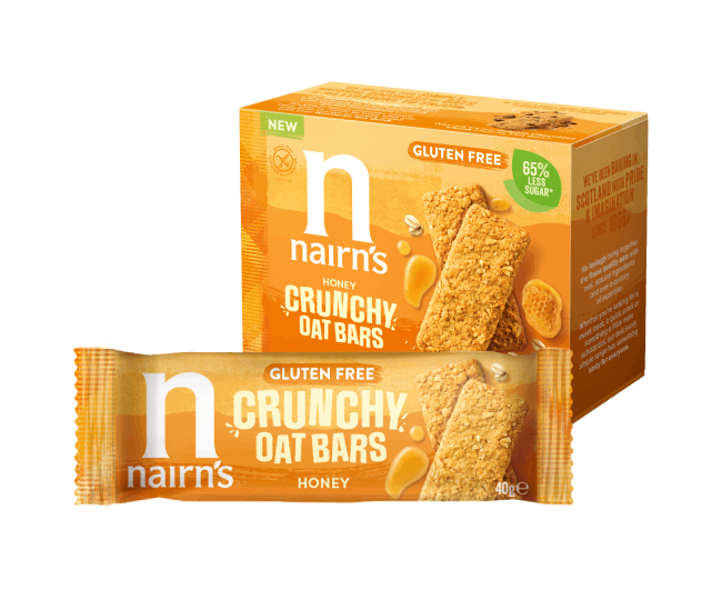Honey Crunchy Oat Bars Nairn's
