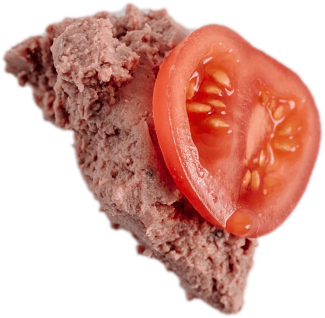 pate and tomato