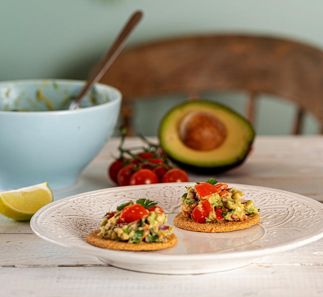 peri peri spicy oatcakes with toppings