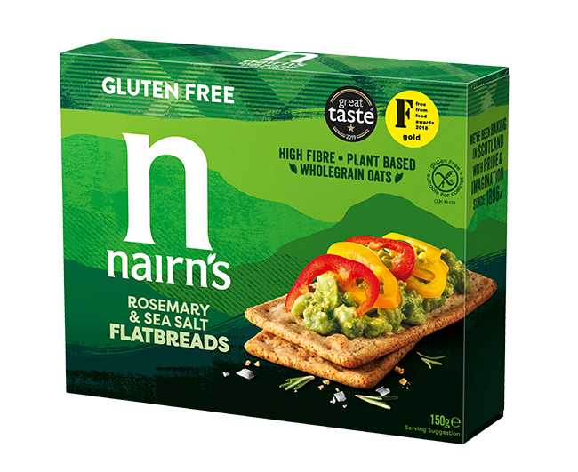 GF Rosemary and Sea Salt Flatbreads