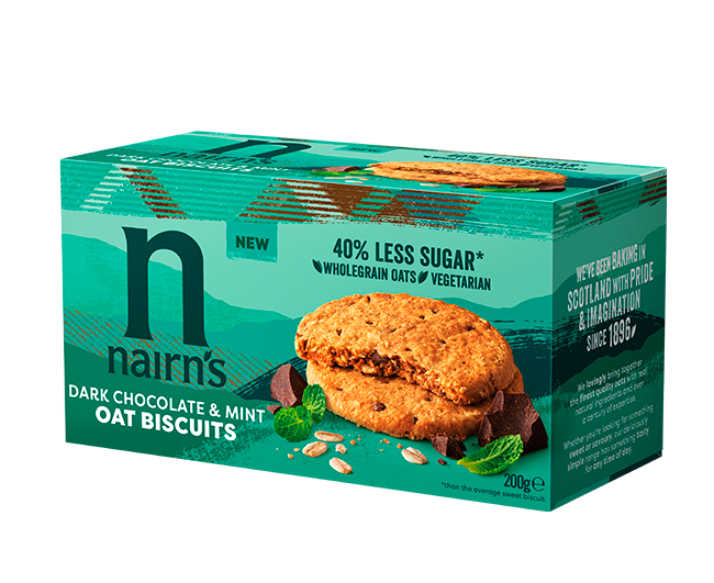 Dark Choc Mint Oat Biscuits