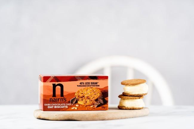 Dark chocolate biscuits