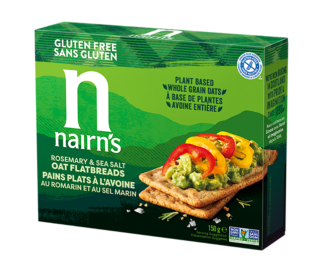 Nairn's Rosemary & Sea Salt Gluten Free Oat Flatbreads