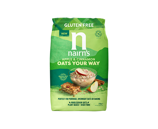 Nairn's Gluten Free Apple & Cinnamon Oats Your Way