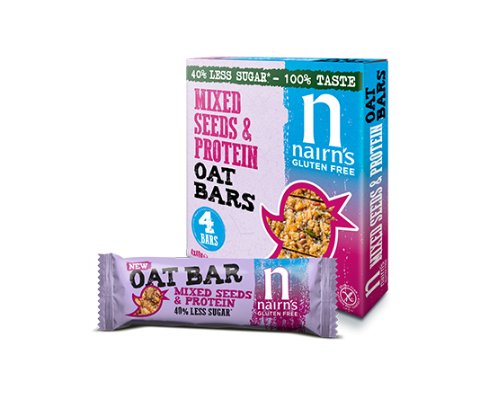 Nairn's Gluten Free Mixed Seeds & Protein Oat Bars