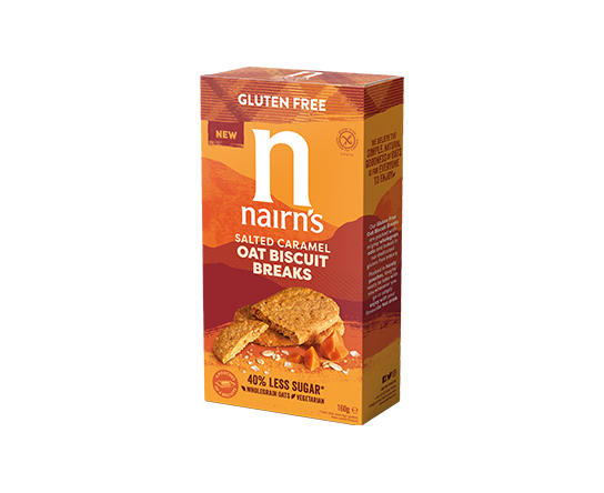 Nairn's Gluten Free Salted Caramel Oat Biscuit Breaks