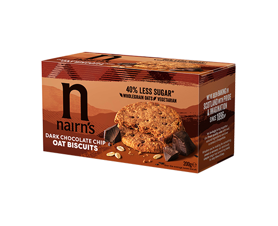 Nairn's Dark Chocolate Oat Biscuits