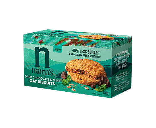 Nairn's Dark Chocolate & Mint Oat Biscuits