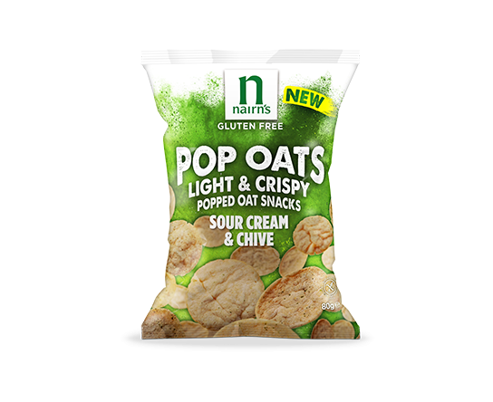 Nairn's Gluten Free Sour Cream & Chive Pop Oats