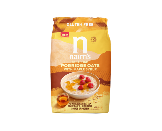 Nairn's Gluten Free Porridge with Maple Syrup