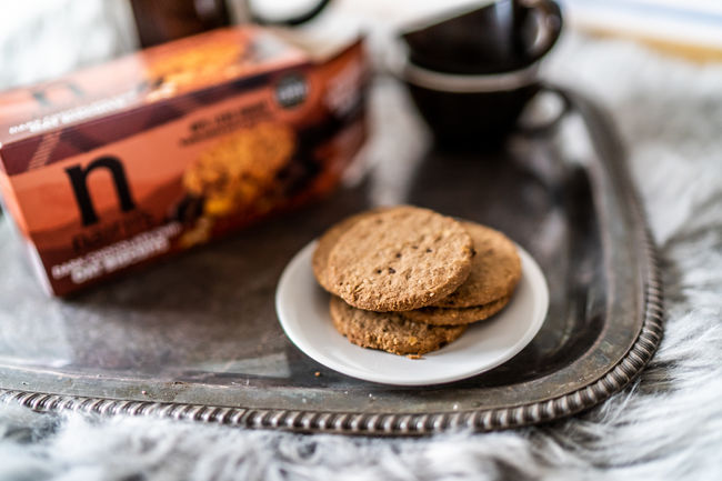 Dark Chocolate Chip Oat Biscuits