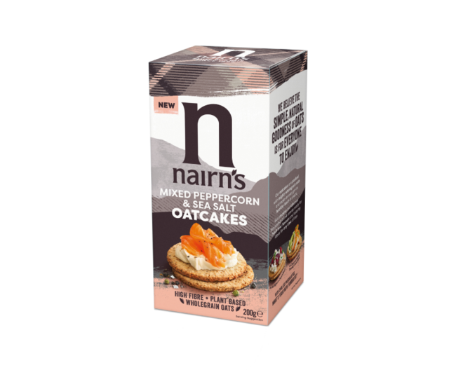 Nairn's Mixed Peppercorn & Sea Salt Oatcakes