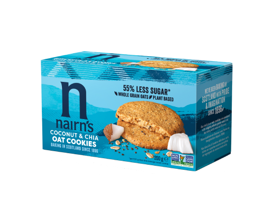 Nairn's Canada Coconut & Chia Oat Cookies