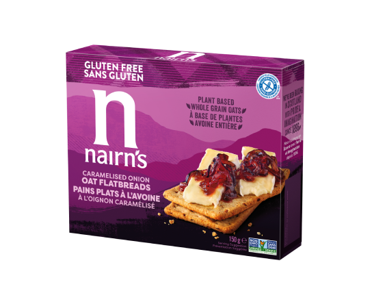 Nairn's Canada Gluten Free Caramelised Onion Flatbreads