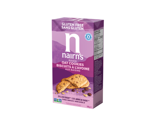 Nairn's Canada Gluten Free Raisin Oat Cookies