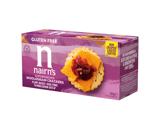 Nairn's Gluten Free Super Seeded Wholegrain Crackers