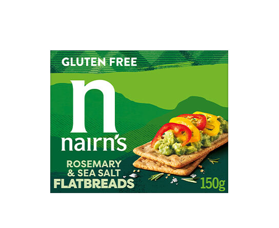 GF Rosemary and Sea Salt Flatbreads
