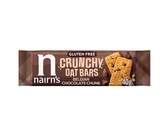Nairn's Belgian Chocolate Chunk Crunchy Oat Bars