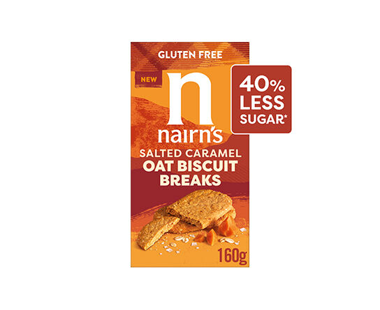 Nairn's Gluten Free Salted Caramel Oat Biscuit Breaks