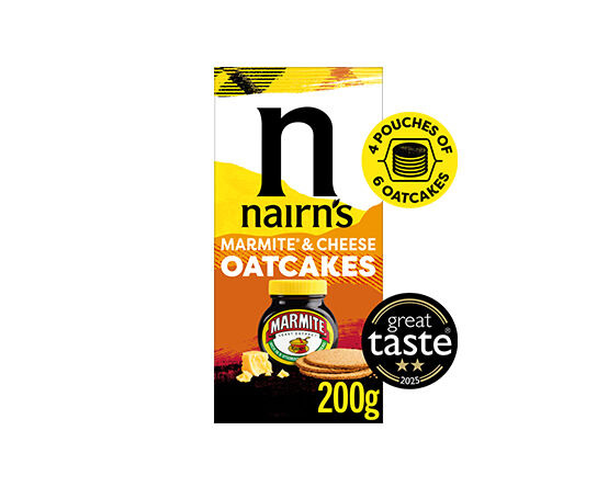 Nairn's Marmite & Cheese Oatcakes