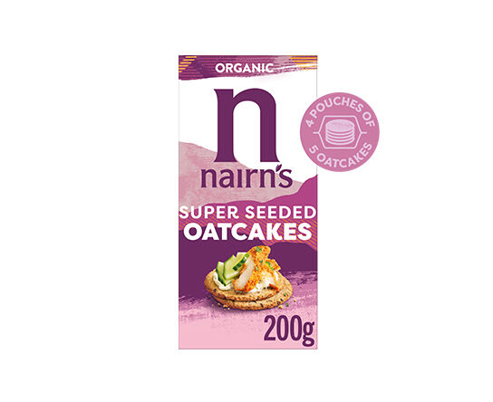 Nairn's Organic Super Seeded Oatcakes