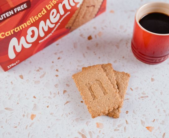Gluten Free Caramelised Biscuit Moments
