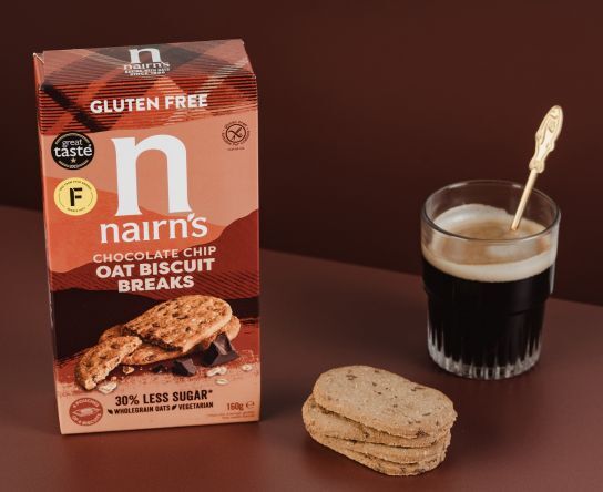 Gluten Free Chocolate Chip Oat Biscuit Breaks