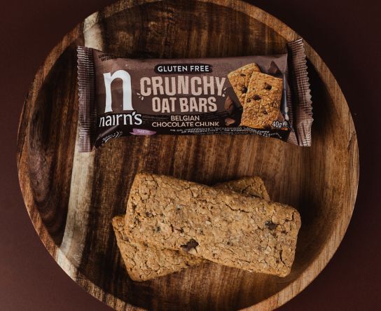 Belgian Chocolate Chunk Crunchy Oat Bars
