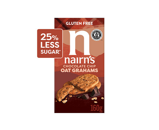 Nairn's USA Gluten Free Chocolate Chip Oat Grahams