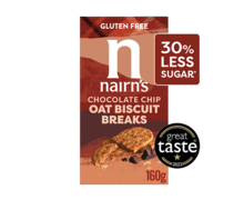 Nairn's Gluten Free Chocolate Chip Oat Biscuit Breaks