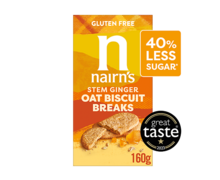 Nairn's Gluten Free Stem Ginger Oat Biscuit Breaks