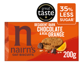 Nairn's Chocolate Orange Oat Biscuits