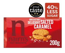 Nairn's Salted Caramel Oat Biscuits