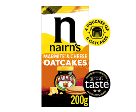 Nairn's Marmite & Cheese Oatcakes