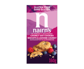 Nairn's Canada Gluten Free Blueberry & Raspberry Chunky Oat Cookies