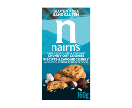Nairn's Canada Gluten Free Dark Chocolate & Coconut Chunky Oat Cookies