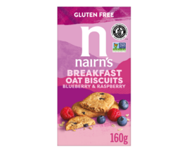 Nairn's USA Gluten Free Blueberry & Raspberry Breakfast Oat Biscuits