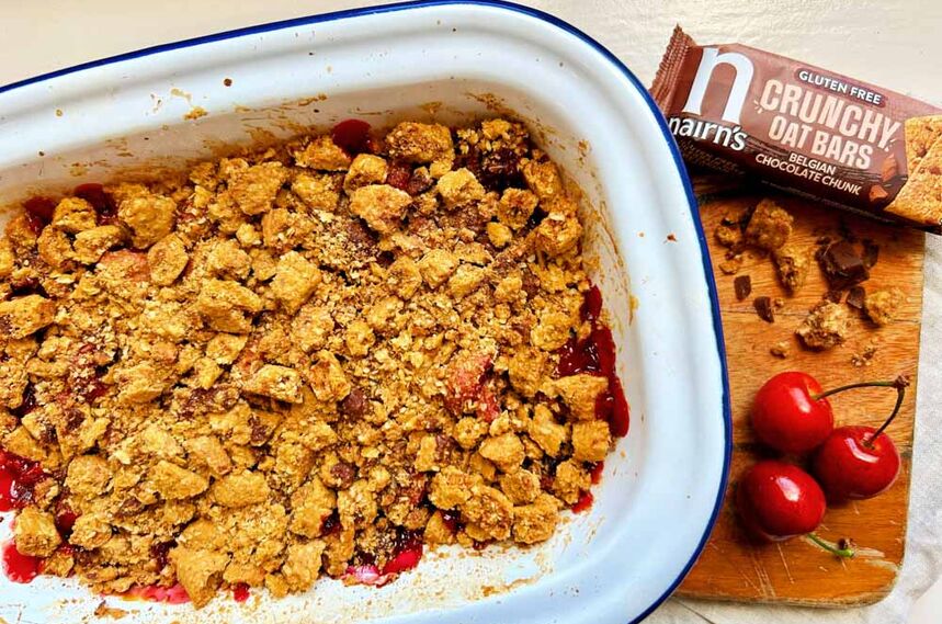 Cherry & Chocolate Crumble