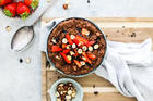 Healthy Nutella Porridge Bowl