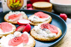 Quick radish and ginger pickle topping