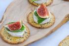 Fig, Basil & Goat's Cheese Canapés
